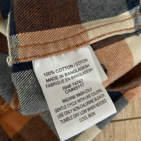 Orange flannel - Picture 3 of 3